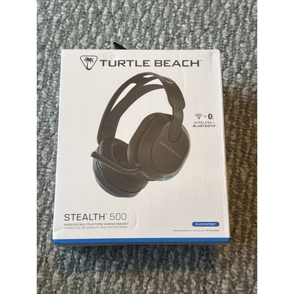 NEW SEALED Turtle Beach Stealth 500 Wireless Gaming Headset For Playstation + PC